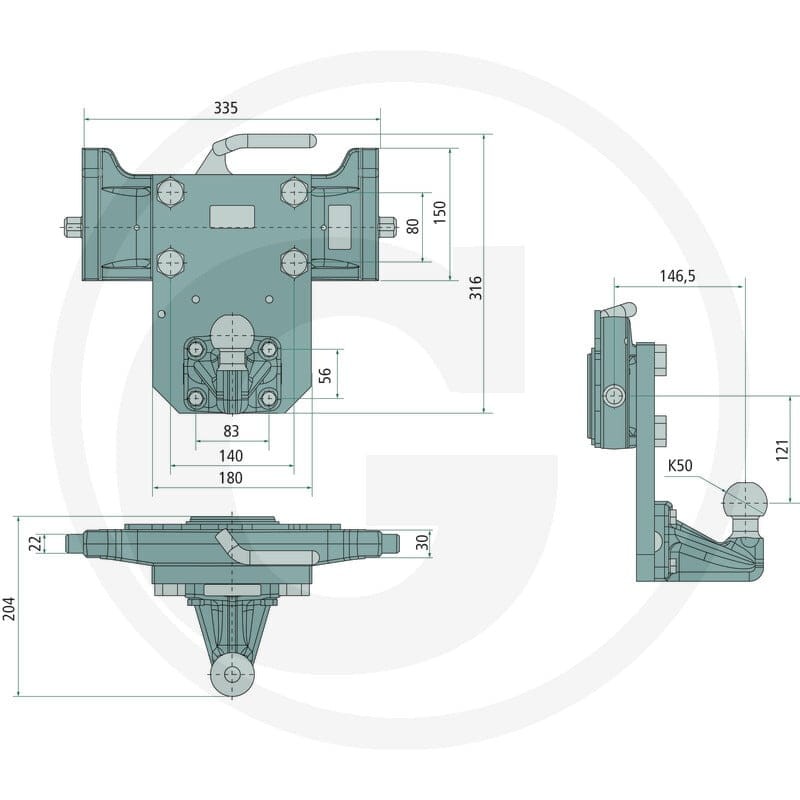 Scharmüller PKW-50 Einsatz W335 S30 83x56… | poltechparts.pl