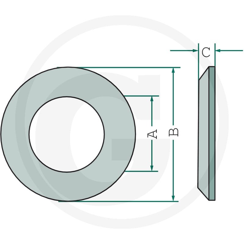 CBM Podkładka dystansowa 712D702B - 712D702B - Sklep rolniczy PoltechParts