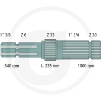GRANIT Końcówka wałka przekaźnika mocy 70812048 - 70812048 - Sklep rolniczy PoltechParts