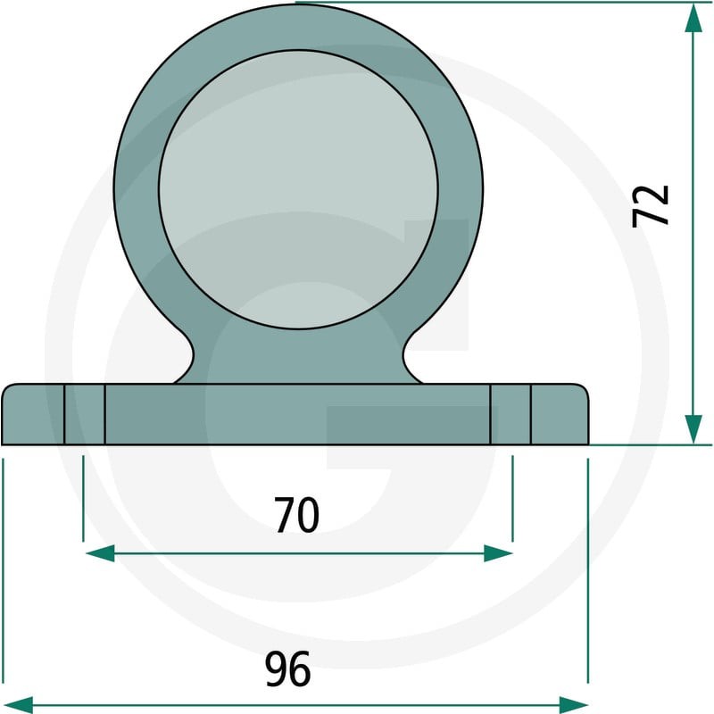 GRANIT Lampa obrysowa LED 7070010343 - 7070010343 - Sklep rolniczy PoltechParts