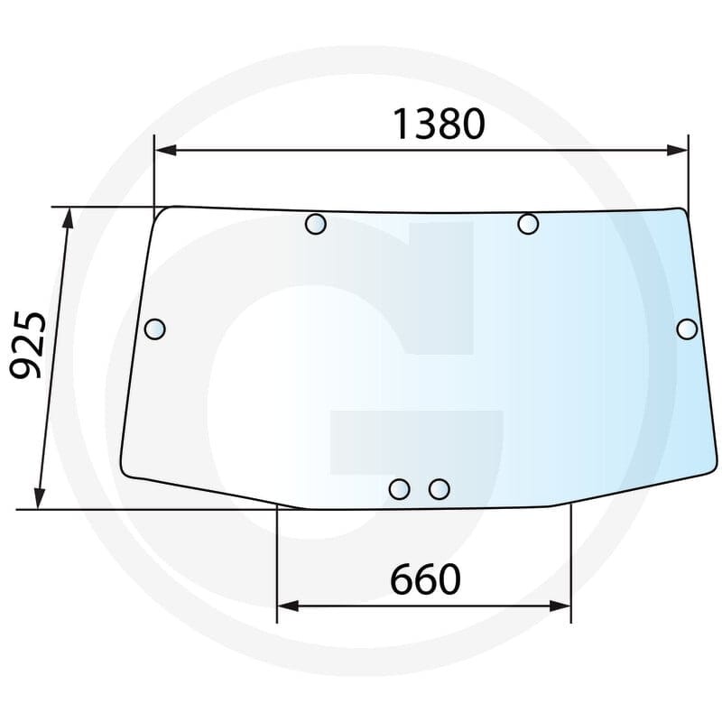 GRANIT Szyba tylna 650S31208