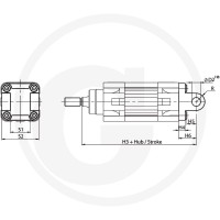 GRANIT ZTI-BEF-B-63 Widełki wahliwe 60631601021 - Sklep PoltechParts