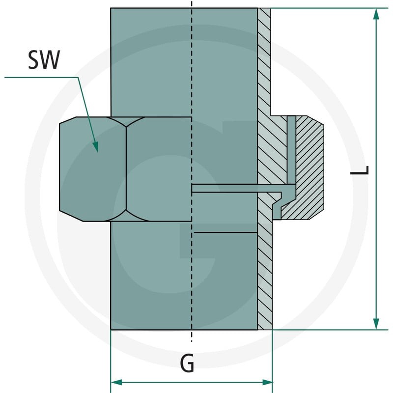 GRANIT F-DLÖ-II-1/2-VA Złączka dwustronna 60612115159 - 60612115159 - Sklep rolniczy PoltechParts