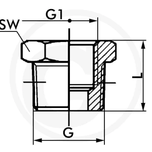 GRANIT F-Rk-3/4-1/2-VA Złączka redukcyjna 60612252667