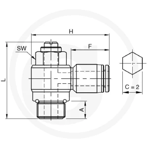 GRANIT L-DRB-1/8-B-8-MSv-KU-bl l 60621100316