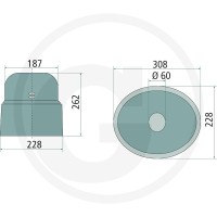 GRANIT Osłona przegubu 614397167 - 614397167 - Sklep rolniczy PoltechParts