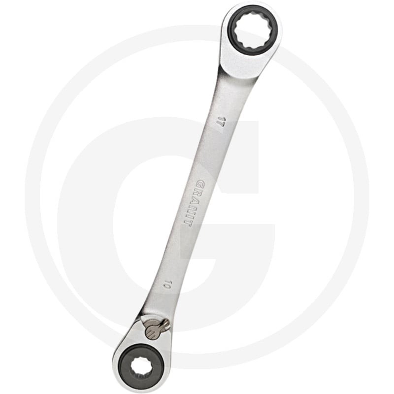 GRANIT BLACK EDITION Dwustronny klucz oczkowy z grzechotką 7301356 - 7301356 - Sklep rolniczy PoltechParts