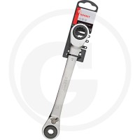 GRANIT BLACK EDITION Dwustronny klucz oczkowy z grzechotką 7301356 - 7301356 - Sklep rolniczy PoltechParts