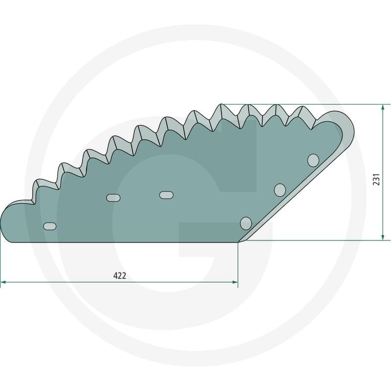GRANIT Nóż 527527420 - 527527420 - Sklep rolniczy PoltechParts