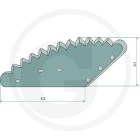 GRANIT Nóż 527527420 - 527527420 - Sklep rolniczy PoltechParts