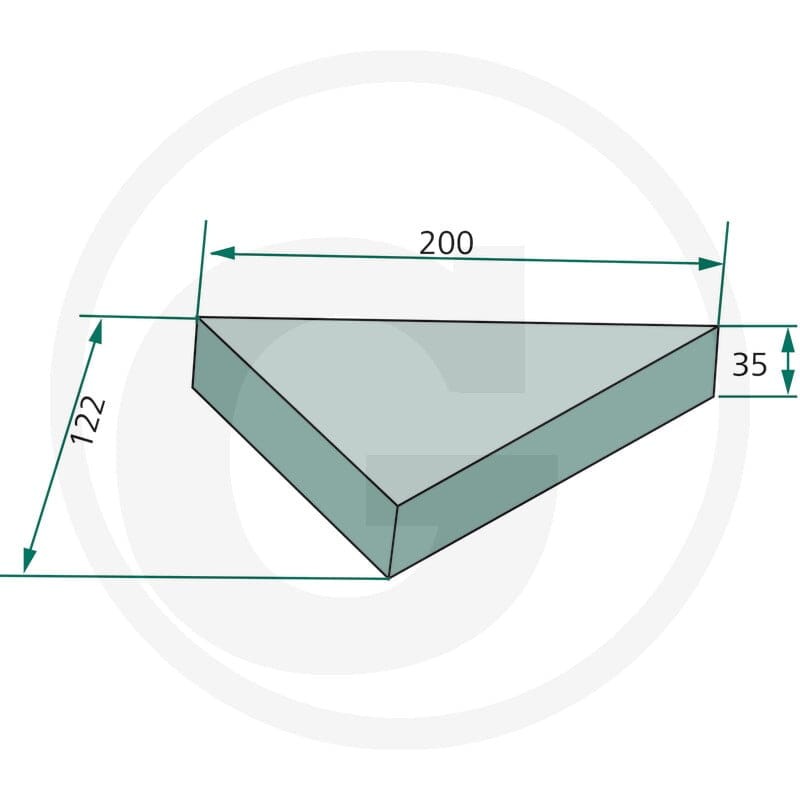 GRANIT Nóż środkowy 527527205 - 527527205 - Sklep rolniczy PoltechParts