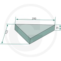 GRANIT Nóż środkowy 527527205 - 527527205 - Sklep rolniczy PoltechParts