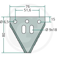 SCHUMACHER Nożyk listwy tnącej 5291097806 - Sklep PoltechParts
