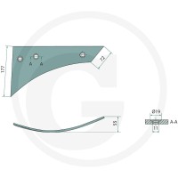 GRANIT Krawędź odkładnicy 5601700018 - 5601700018 - Sklep rolniczy PoltechParts