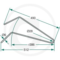 GRANIT Palec koła gwiazdowego 525600005 | poltechparts.pl