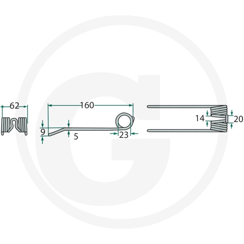 GRANIT Palec podbieracza 52587010630 | poltechparts.pl