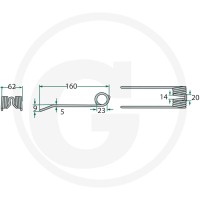 GRANIT Palec podbieracza 52587010630 | poltechparts.pl