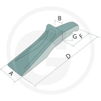 GRANIT Ząb Bofors 50915Z10013 - 50915Z10013 - Sklep rolniczy PoltechParts