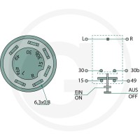GRANIT Włącznik sterowniczy 50719002 - 50719002 - Sklep rolniczy PoltechParts