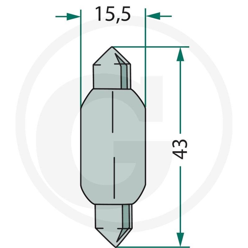 GRANIT Żarówka Sofitte C21W 47712V21WS - Sklep PoltechParts