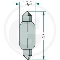 GRANIT Żarówka Sofitte C21W 47712V21WS - Sklep PoltechParts