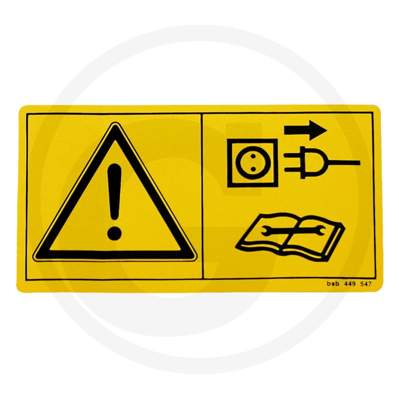 Znak ostrzegawczy 500449547