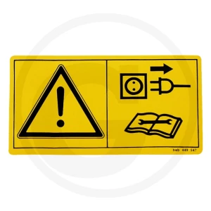 Znak ostrzegawczy 500449547