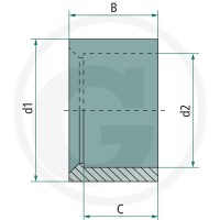 GRANIT Tuleja redukcyjna 40504050467 - 40504050467 - Sklep rolniczy PoltechParts