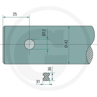 SHW Ząb 43014000002 - Sklep PoltechParts