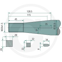 SHW Ząb łyżki 43014002001 - Sklep PoltechParts