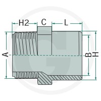 GRANIT Tuleja klejona 4050111205 - 4050111205 - Sklep rolniczy PoltechParts