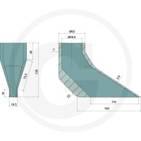 GRANIT Dysza gumowa 40504052519 - 40504052519 - Sklep rolniczy PoltechParts