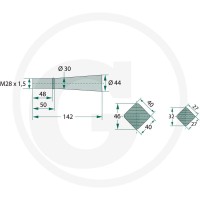 BLUELINE Ząb 439439024 - 439439024 - Sklep rolniczy PoltechParts
