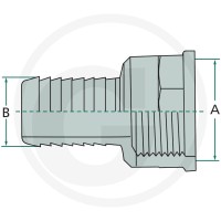 GRANIT Końcówka węża 4050440505 - 4050440505 - Sklep rolniczy PoltechParts