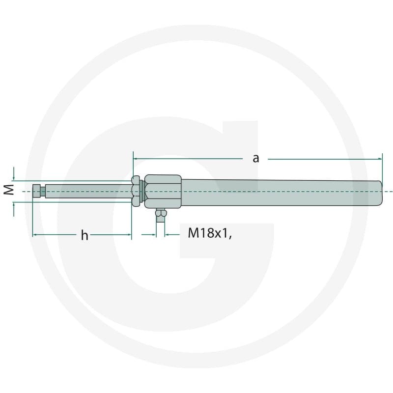 GRANIT Siłownik hydrauliczny 40505020000S - Sklep PoltechParts