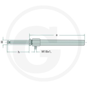 GRANIT Siłownik hydrauliczny 40505020000S