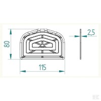 Płyta przepędowa dla świń 115x80 cm — 127… | poltechparts.pl