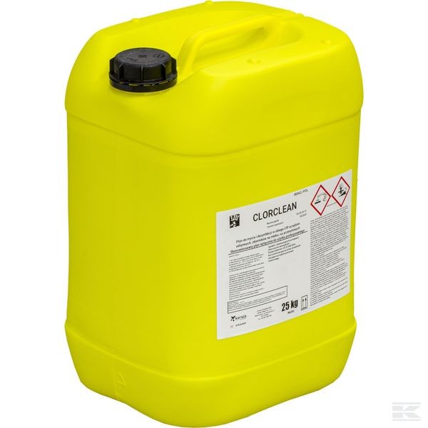 Zasadowy środek do mycia i dezynfekcji urządzeń udojowych CLORCLEAN, 25kg