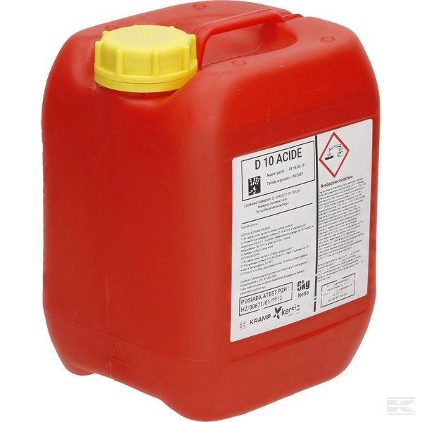 Kwaśny środek myjąco-odkamieniający do urządzeń udojowych D 10 ACIDE, 6kg