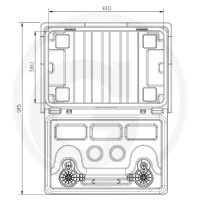 Jonesco Skrzynia narzędziowa 28800097 - Sklep PoltechParts