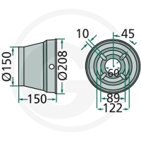 Weasler Osłona przegubu 3973901515192 - 3973901515192 - Sklep rolniczy PoltechParts