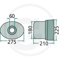 Weasler Osłona przegubu 397391275211 - 397391275211 - Sklep rolniczy PoltechParts