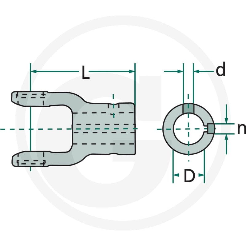 Weasler Widełki piasty 3978007120 - 3978007120 - Sklep rolniczy PoltechParts