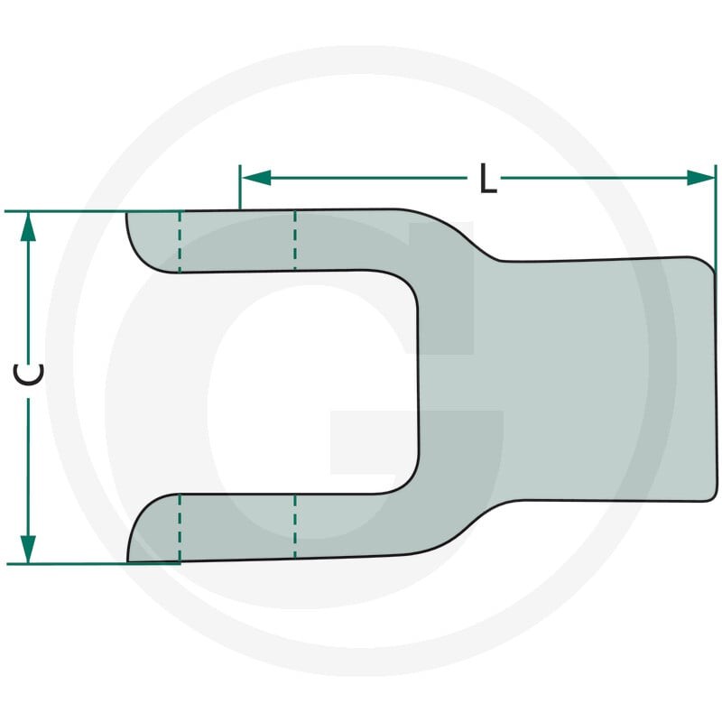 Weasler Widełki wciskowe 397420036121 - 397420036121 - Sklep rolniczy PoltechParts
