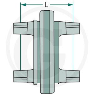 Weasler Widełki dwustronne 397428036000