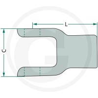 Weasler Widełki wciskowe 397400421121 - 397400421121 - Sklep rolniczy PoltechParts