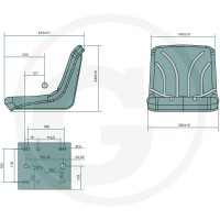 GRANIT Siedzisko PVC 240YP11 - Sklep PoltechParts