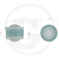 GRANIT Kula Heavy Duty 200120027 - 200120027 - Sklep rolniczy PoltechParts
