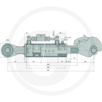 GRANIT Łącznik górny hydrauliczny 20018205 | poltechparts.pl
