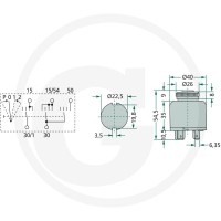 Cobo Włącznik zapłonu 22714110000 - 22714110000 - Sklep rolniczy PoltechParts